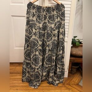 Maxi Patterned Skirt
